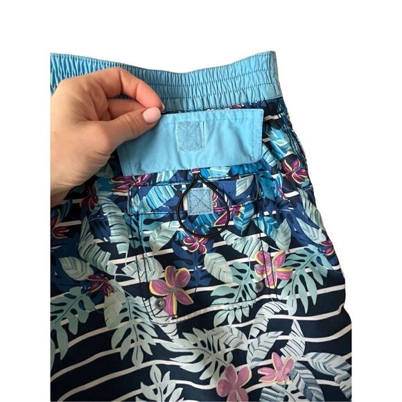 Tommy Bahama Baja Daybreak Fade Swim Trunks Ocean Deep size L - Picture 6 of 13